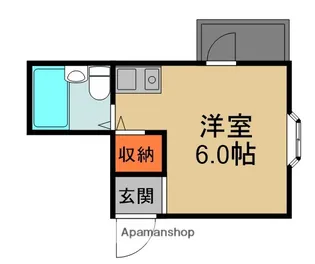 スト—リア藤田【1階】の間取り