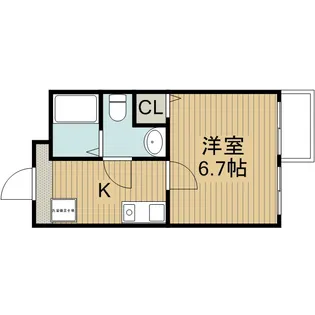 DELIGHT門真【1階】の間取り