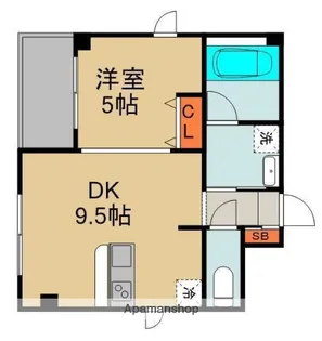 ミサワレジデンス柳田町【1階】の間取り