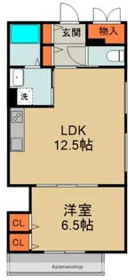 グランデ寿町【1階】の間取り