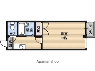 オペル2番館【1階】の間取り
