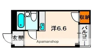 アパートメント寝屋川Ⅱ【2階】の間取り