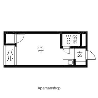 プレアール上神田【106号室】の間取り