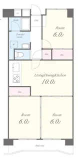 グランデあんご【7階】の間取り