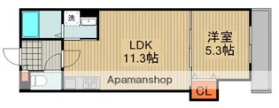 クリエオーレ柳町【2階】の間取り