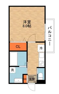 CASA松丘【2階】の間取り