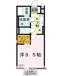 セジュールNAKAMURA【1階】の間取り