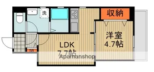 ラモーナ橋波西之町【1階】の間取り