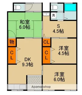 足立文化【1階】の間取り