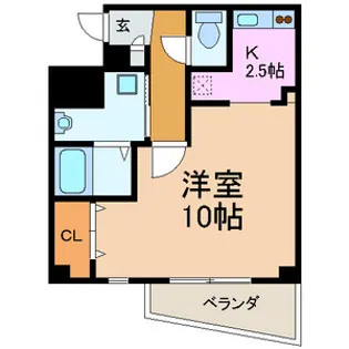 グリーンミモザ小林【2階】の間取り