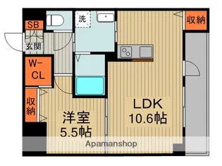 ラ・ルーチェ【2階】の間取り