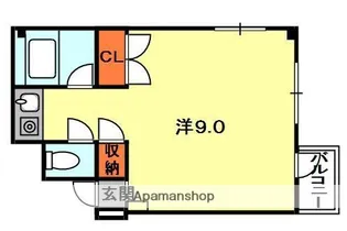 リバティービル守口【4階】の間取り