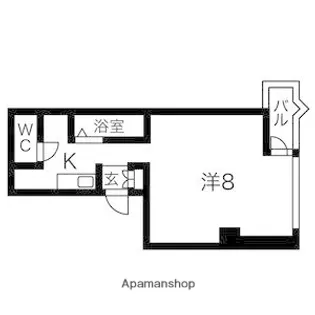 吉岡第3ビル【6階】の間取り