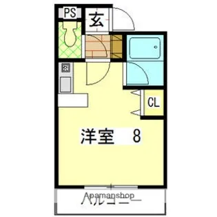 レナジア大和田【4階】の間取り