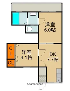 ロイヤル寺方【1階】の間取り