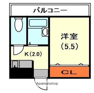 ギャラント石土【4階】の間取り