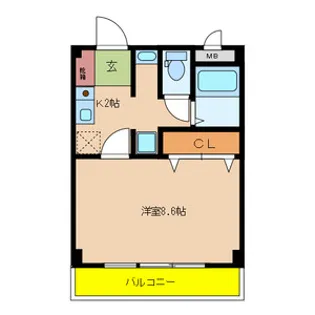 フィオーレ滝井【2階】の間取り
