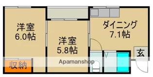 サングリーン有持【2階】の間取り