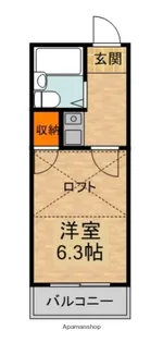 アクセス【1階】の間取り