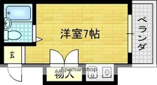 舞風恋人【2階】の間取り