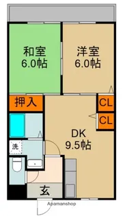 ルミネノヴァ大宮【2階】の間取り