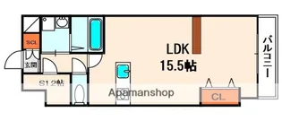 レジデンス牧野【7階】の間取り
