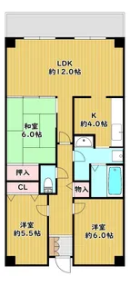 PHOENIX COURT 交野I【6階】の間取り