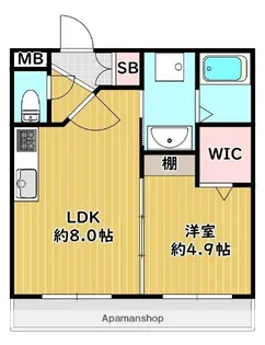 吉泉さくらマンション【1階】の間取り