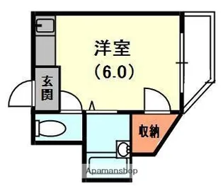 プリンスマンションリバーサイド【2階】の間取り