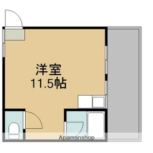 金田ビル【4階】の間取り