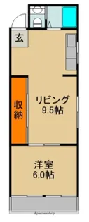 三幸マンション【1階】の間取り
