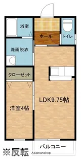 メゾン貞光Ⅴ【1階】の間取り