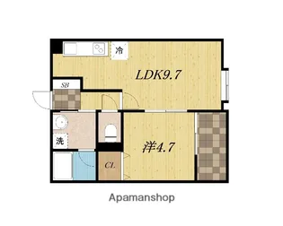 JOYFUL・HOUSE津田駅前【1階】の間取り