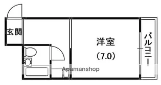 マンションMIKI【2階】の間取り