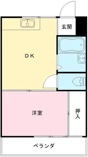 宮前ハイム【402号室号室】の間取り