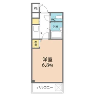 ラピュタ牧野阪【305号室】の間取り