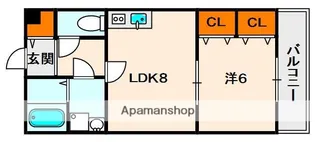 KTIレジデンス枚方【1階】の間取り