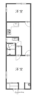 桜木町アパート【1階】の間取り