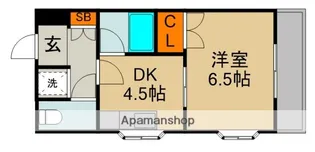 ポコアポコ千林アネックス【2階】の間取り