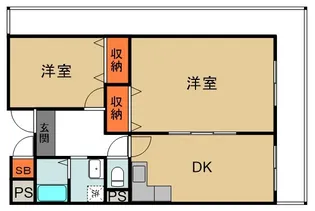 ピュアネスDOI【3-H号室】の間取り