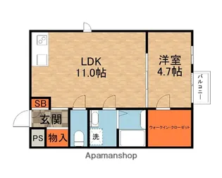 アークビルドⅠ【1階】の間取り