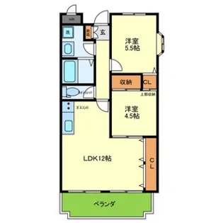 メゾン・ド・エルGE【4階】の間取り