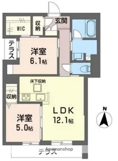 大阪府守口市馬場町3丁目【マンション】の間取り