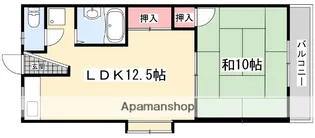 松栄ハイツ【1階】の間取り