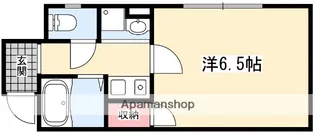 プレアール牧野【1階】の間取り