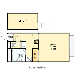 ビアンコ門真南Ⅱ【2階】の間取り