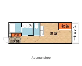 CHOU CHOU NAKAMIYA EAST【1階】の間取り