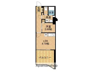 FLAT HOSHIDA【5階】の間取り