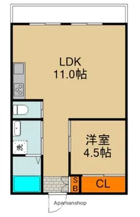 Kハイツ【2階】の間取り