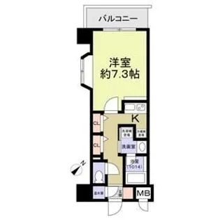 HOMMAGEA【7階】の間取り